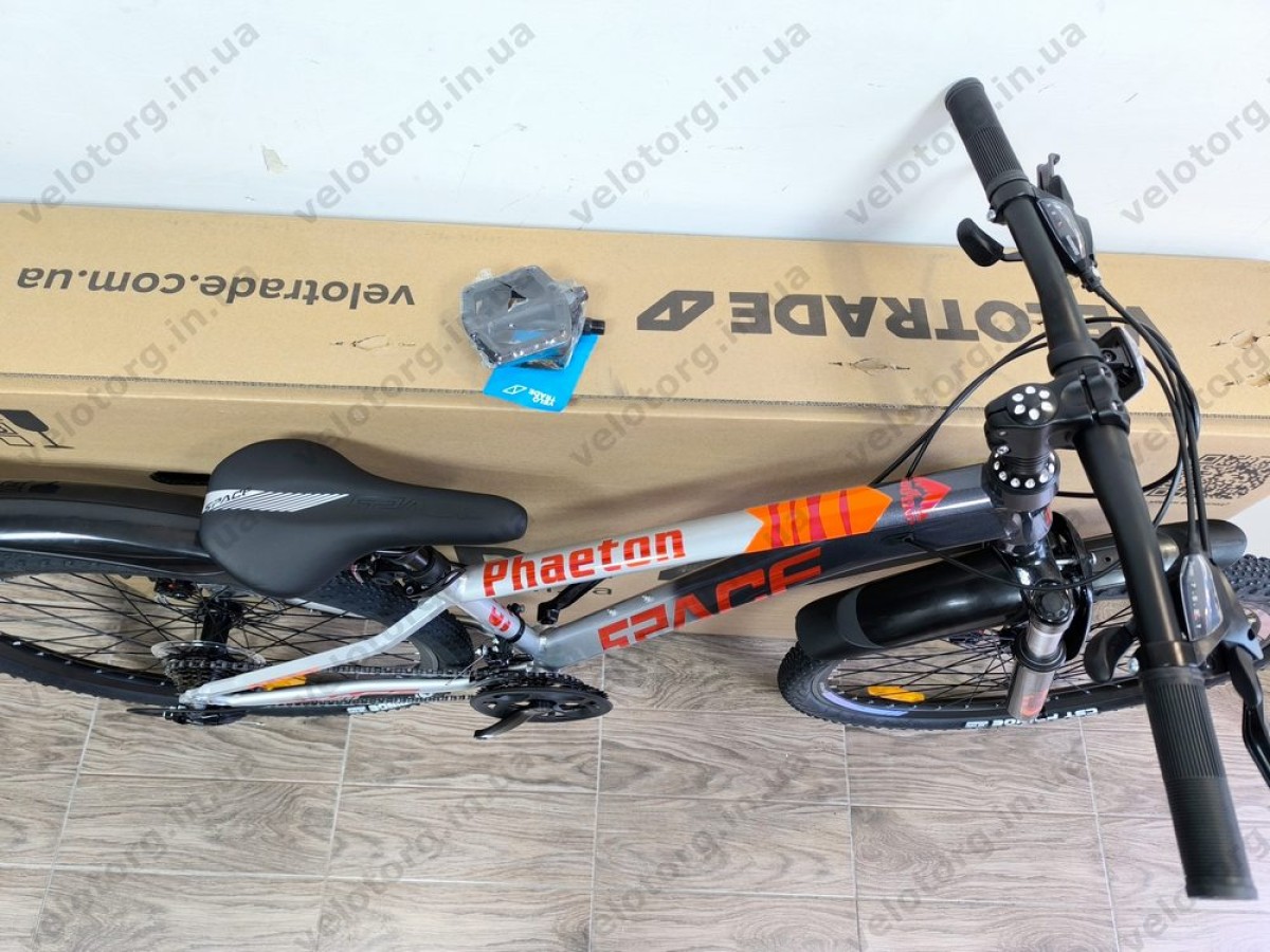 Велосипед AL 26" SPACE PHAETON DD FR рама-13" сіро-сріблястий 2026