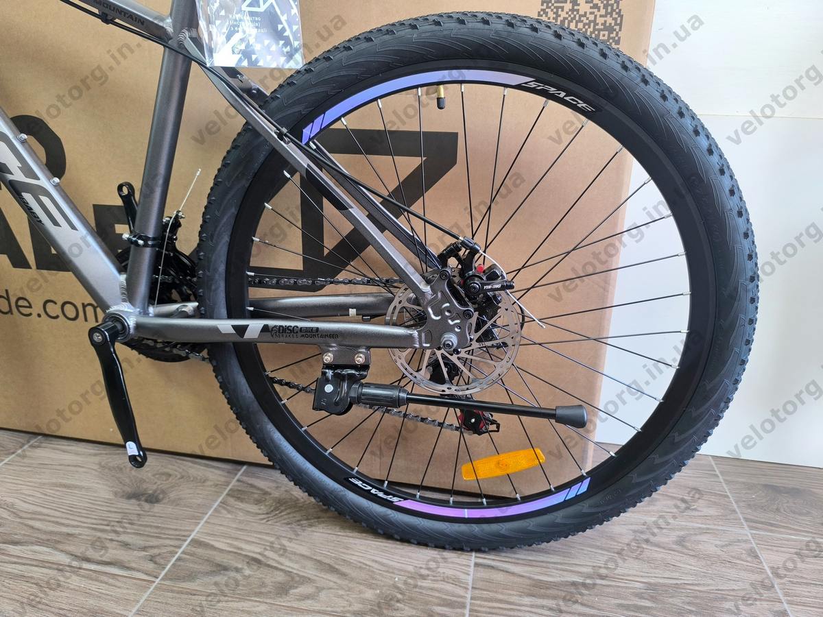 Велосипед AL 27.5" SPACE PHAETON DD FR рама 17" графітовий 2026