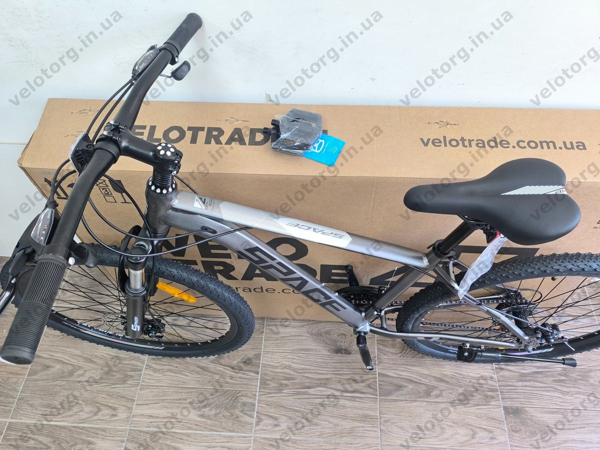 Велосипед AL 27.5" SPACE PHAETON DD FR рама 17" графітовий 2026