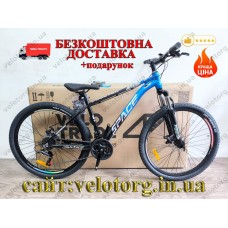 Велосипед AL 27.5" SPACE PHAETON DD FR рама 17" чорно-синій 2026