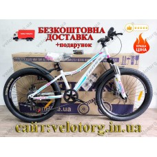 Велосипед Cross 24" Smile white‑green-violet