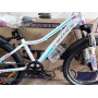 Велосипед Cross 24" Smile white‑green-violet — сучасний підлітковий хардтейл 