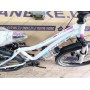 Велосипед Cross 24" Smile white‑green-violet — сучасний підлітковий хардтейл 