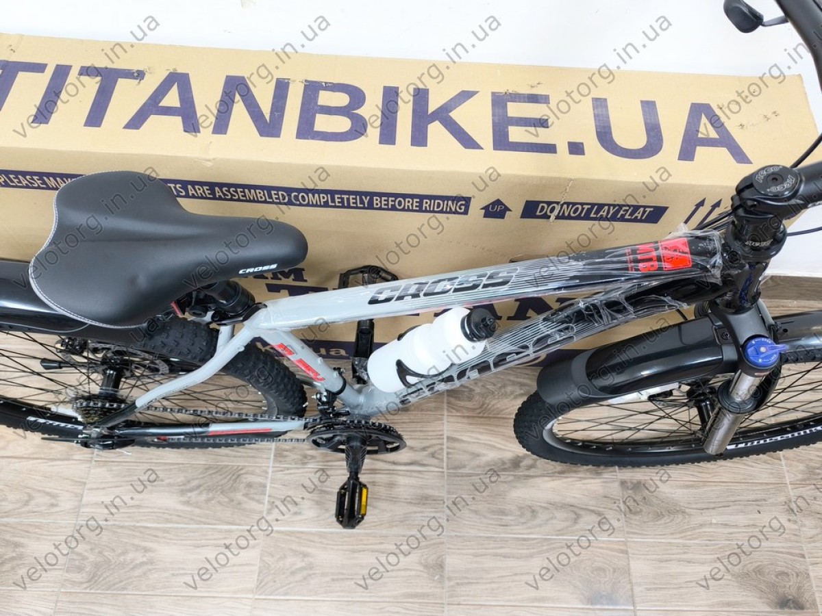 Велосипед Cross 27,5" Flash 2024 Рама-17" grey-black
