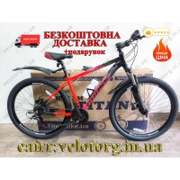 Велосипед Cross 27,5" Flash 2024 Рама-17" red-black