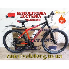 Велосипед Cross 27,5" Flash 2024 Рама-17" red-black