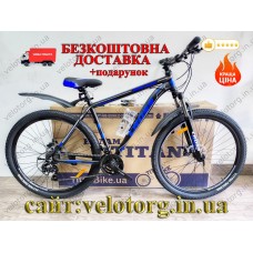 Велосипед Cross 29" Hunter Рама-20" black-blue