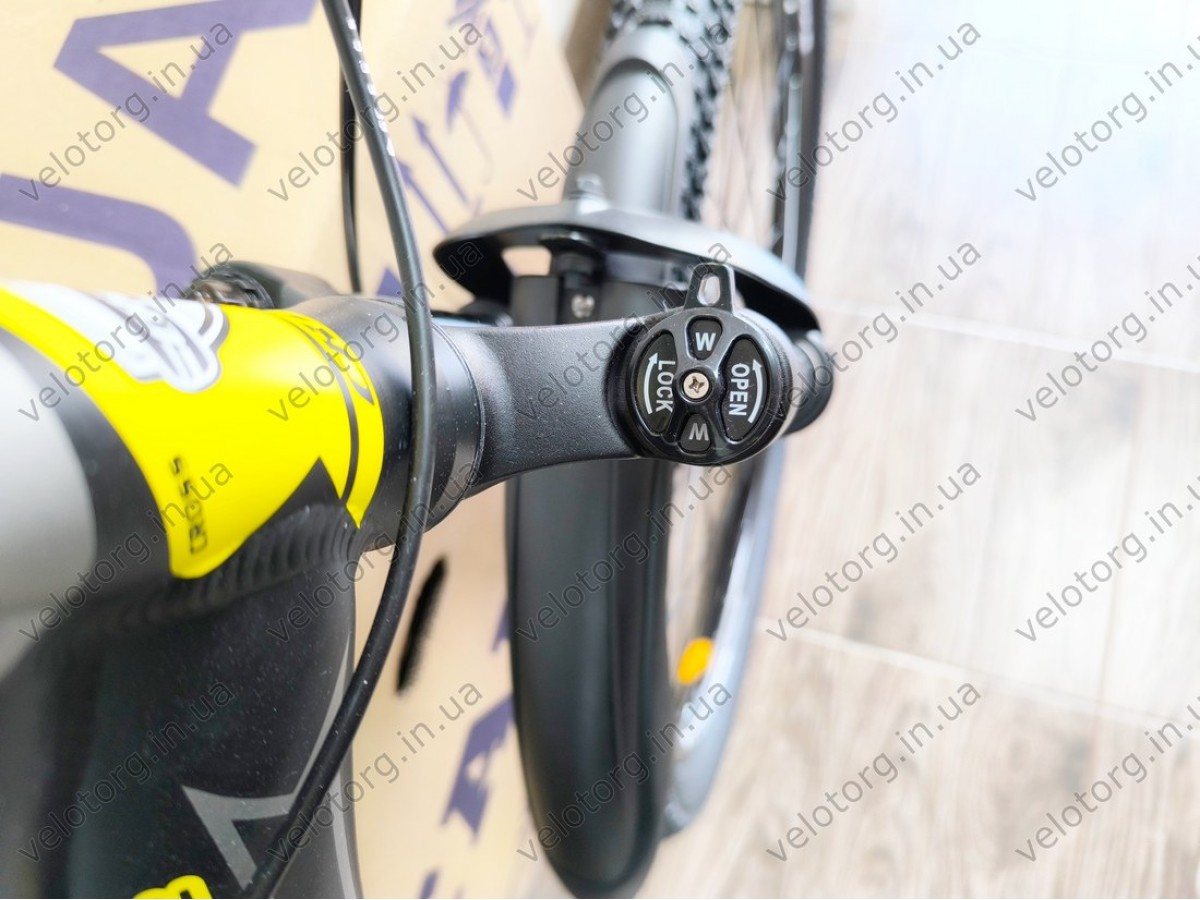 Велосипед Cross 29" Hunter Рама-20" black-yellow — надійний гірський байк для активних поїздок. Безкоштовна Доставка