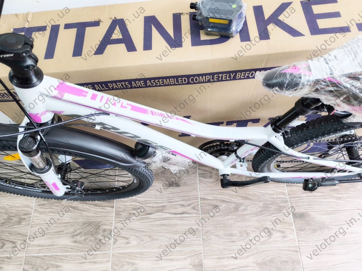 Велосипед Cross 26" Smile white-violet — надійний гірський велосипед для активних поїздок