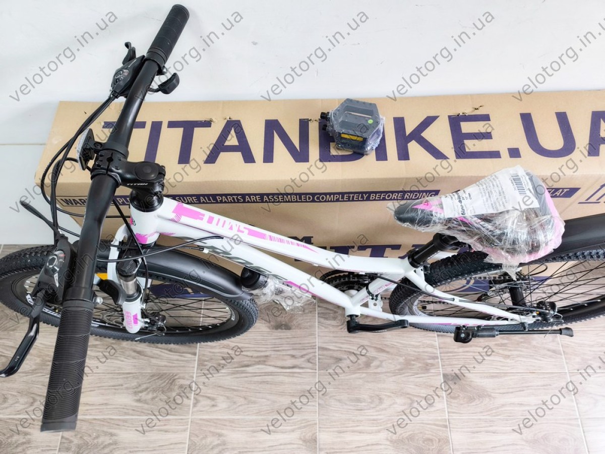Велосипед Cross 26" Smile white-violet — надійний гірський велосипед для активних поїздок