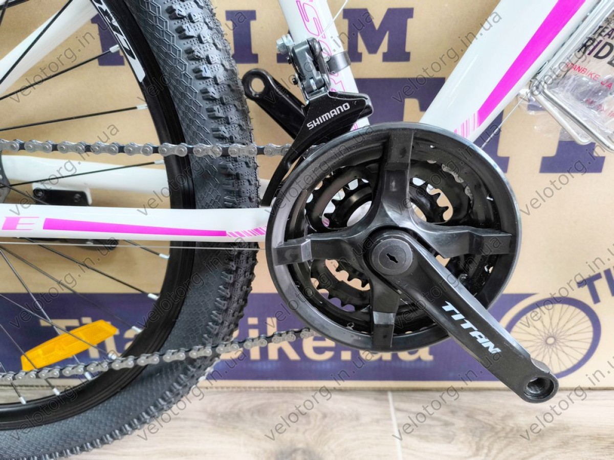 Велосипед Cross 26" Smile white-violet — надійний гірський велосипед для активних поїздок