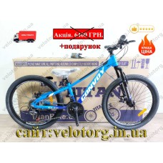 Велосипед CrossBike 24″ Convoy 2026 рама 11″ blue-black
