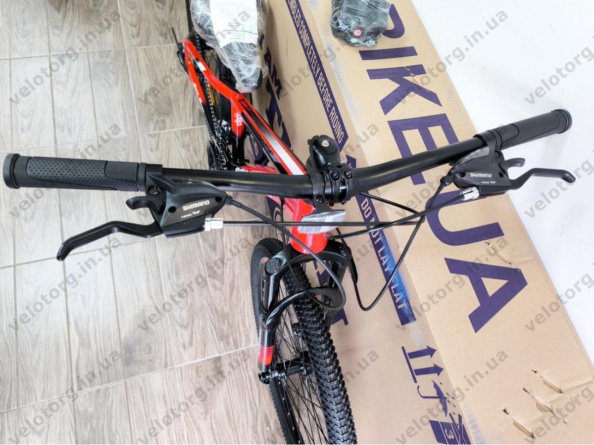 Велосипед CrossBike 24″ Convoy 2026 рама 11″ red-black - алюмінієвий