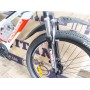 Велосипед CrossBike 24" Dragster Susp Рама 11" white-red – надійний гірський байк для підлітків