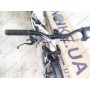 Велосипед CrossBike 24" Dragster Susp Рама 11" white-red – надійний гірський байк для підлітків
