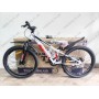 Велосипед CrossBike 24" Dragster Susp Рама 11" white-red – надійний гірський байк для підлітків