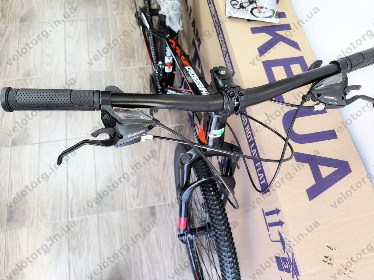 Велосипед CrossBike 26″ Boxter 2026 рама 12.5″ black-white-red