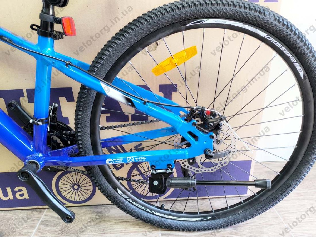 Велосипед CrossBike 26″ Convoy 2026 рама 13″ blue-black - алюмінієвий