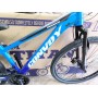 Велосипед CrossBike 26″ Convoy 2026 рама 13″ blue-black - алюмінієвий