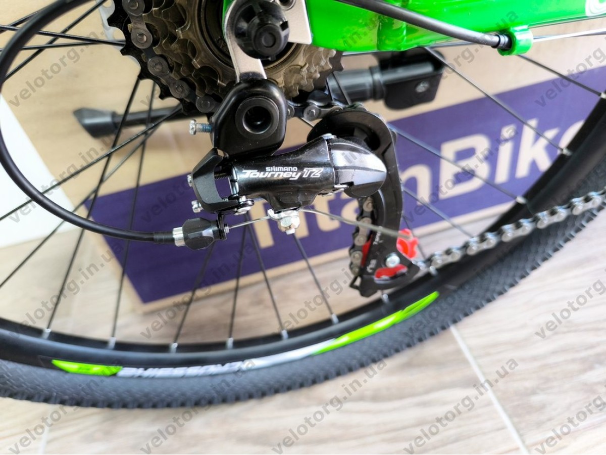 Велосипед CrossBike 26″ Convoy 2026 рама 13″ green-black - алюмінієвий