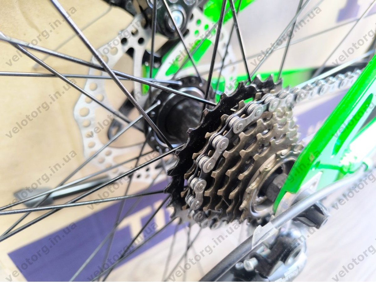 Велосипед CrossBike 26″ Convoy 2026 рама 13″ green-black - алюмінієвий
