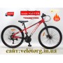 Велосипед CrossBike 26″ Convoy 2026 рама 13″ red-black - алюмінієвий