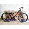 Велосипед CrossBike 26" Dragster Susp Рама 13" black-red