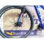 Велосипед CrossBike 26" Ultra 2026 Рама 13" blue-white алюмінієвий
