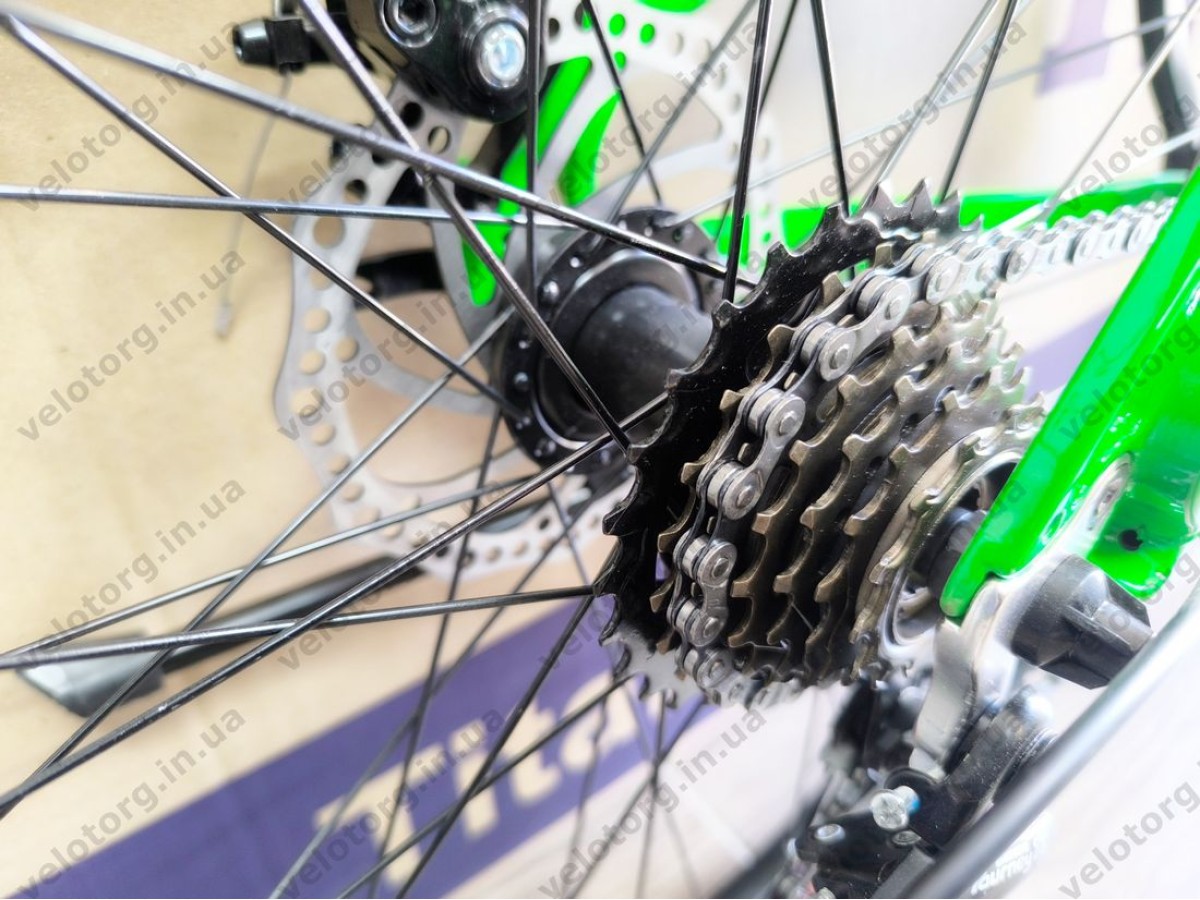 Велосипед CrossBike 26" Ultra 2026 Рама 13" green-black алюмінієвий