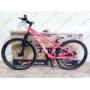 Велосипед CrossBike 26" Ultra 2026 Рама 13" pink-white алюмінієвий
