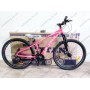 Велосипед CrossBike 26" Ultra 2026 Рама 13" pink-white алюмінієвий