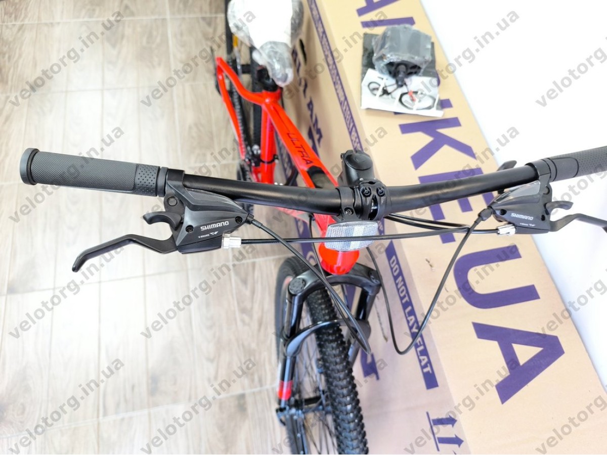 Велосипед CrossBike 26" Ultra 2026 Рама 13" red-black алюмінієвий