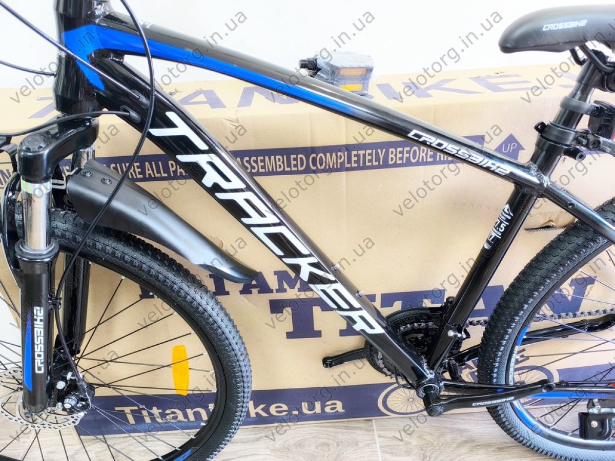 Велосипед CrossBike 27,5" Tracker — надійний гірський велосипед для активних поїздок