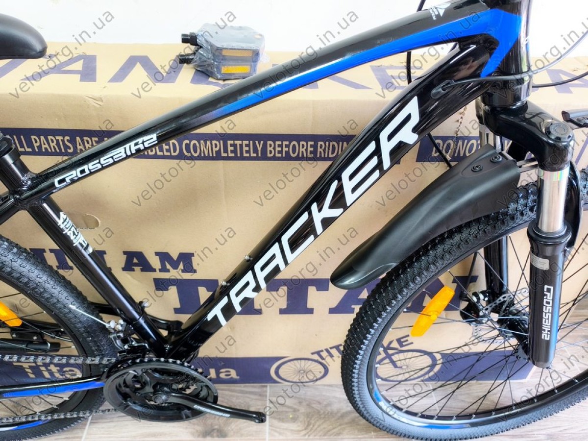 Велосипед CrossBike 27,5" Tracker — надійний гірський велосипед для активних поїздок