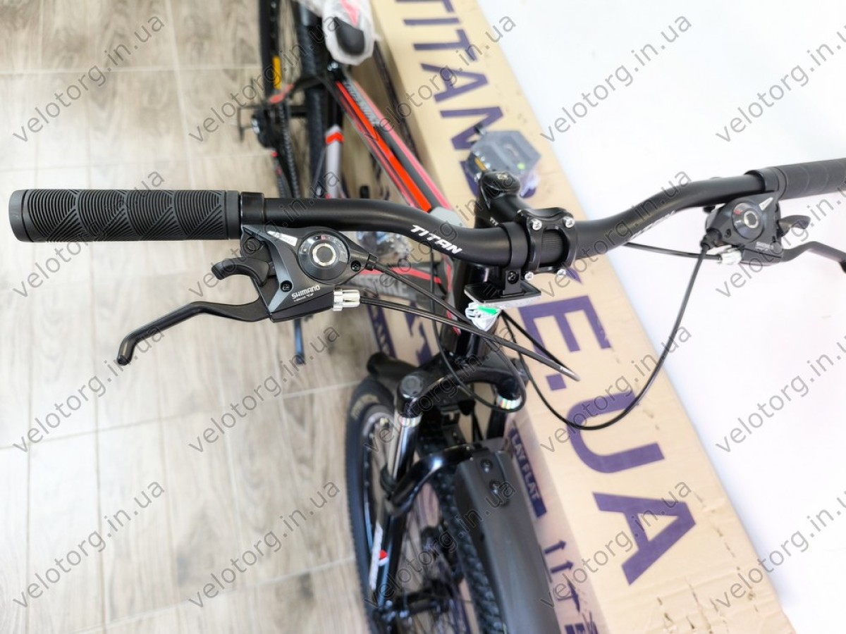 Велосипед CrossBike 29" Everest 2025 Рама-19" black-red