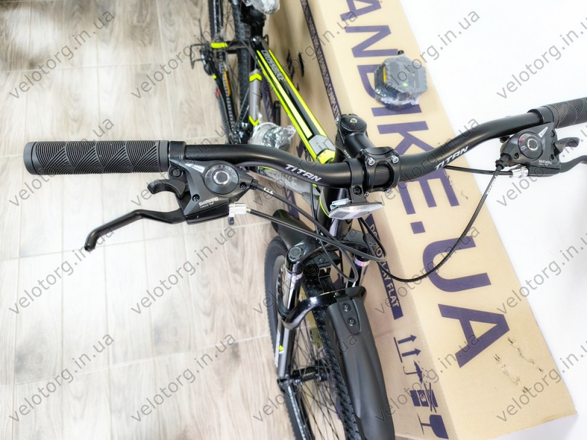 Велосипед CrossBike 27,5" Everest Рама 17" black-yellow 2025 чорно-жовтий