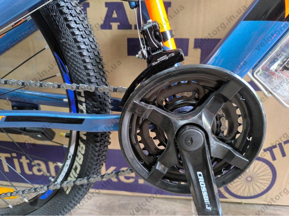 Велосипед Crossbike 24" Aspect Рама 11" blue