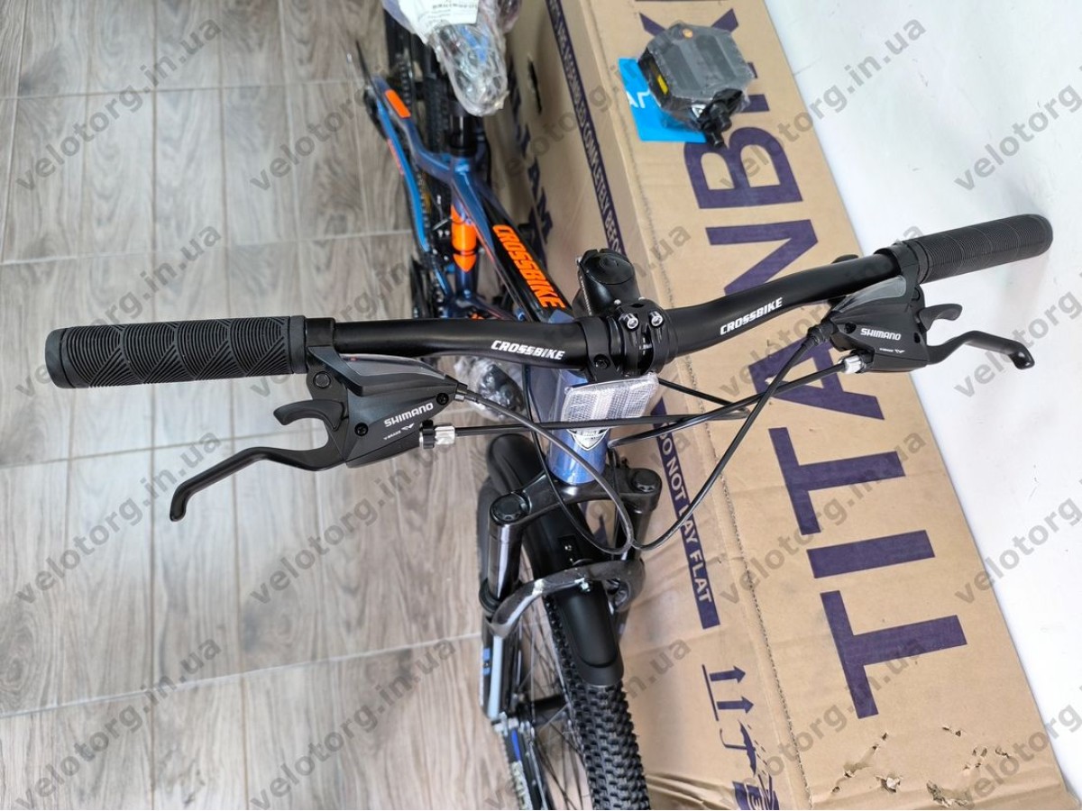 Велосипед Crossbike 24" Aspect Рама 11" blue