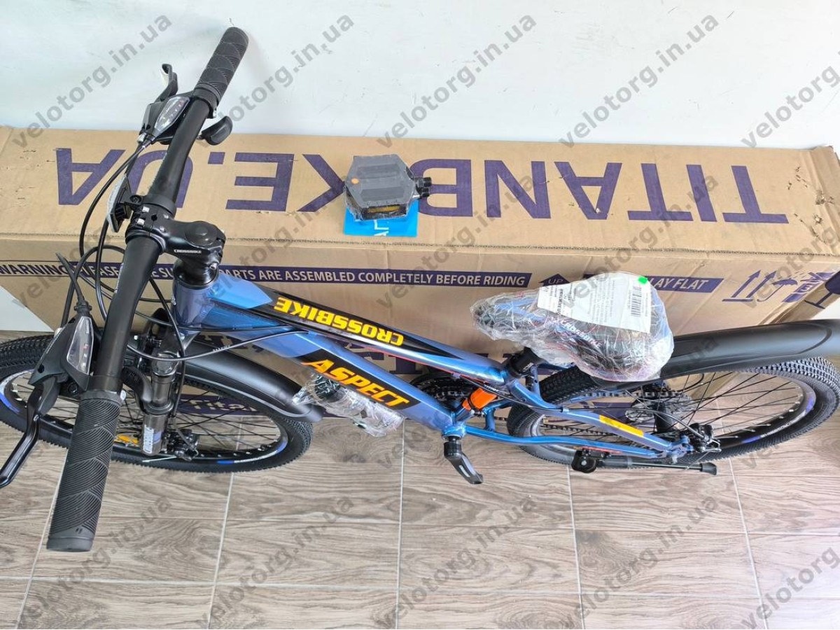Велосипед Crossbike 24" Aspect Рама 11" blue