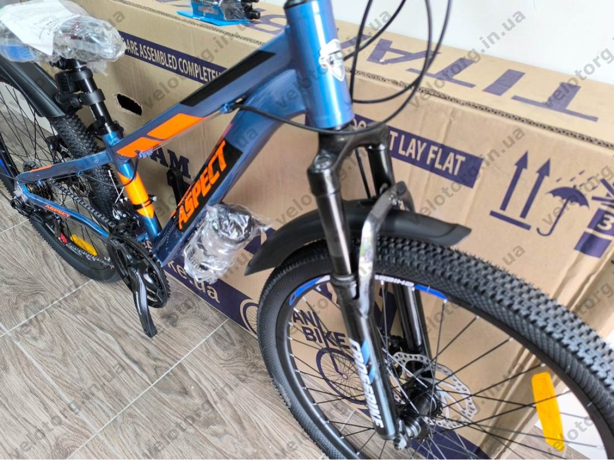 Велосипед Crossbike 24" Aspect Рама 11" blue