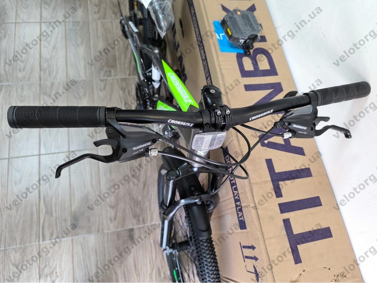 Велосипед Crossbike 24" Aspect Рама 11" dark silver