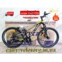 Велосипед Crossbike 24" Boxter 2026 Рама 11" black-yellow-gray