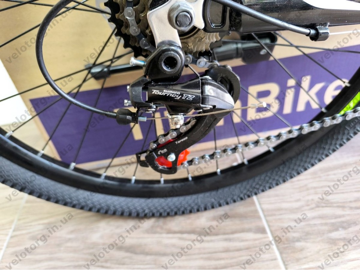 Велосипед Crossbike 24" Boxter 2026 Рама 11" black-yellow-gray