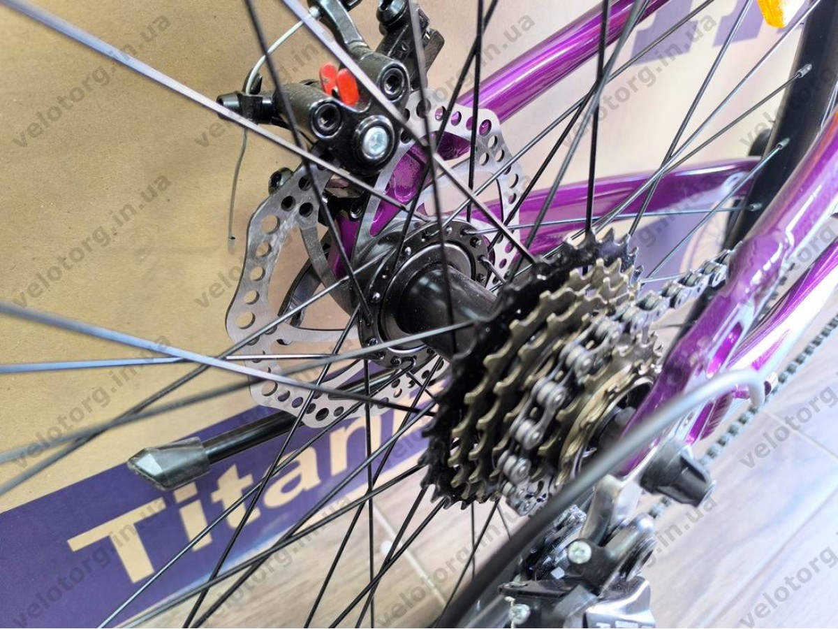 Велосипед Crossbike 24" Boxter 2026 Рама 11" purple-black