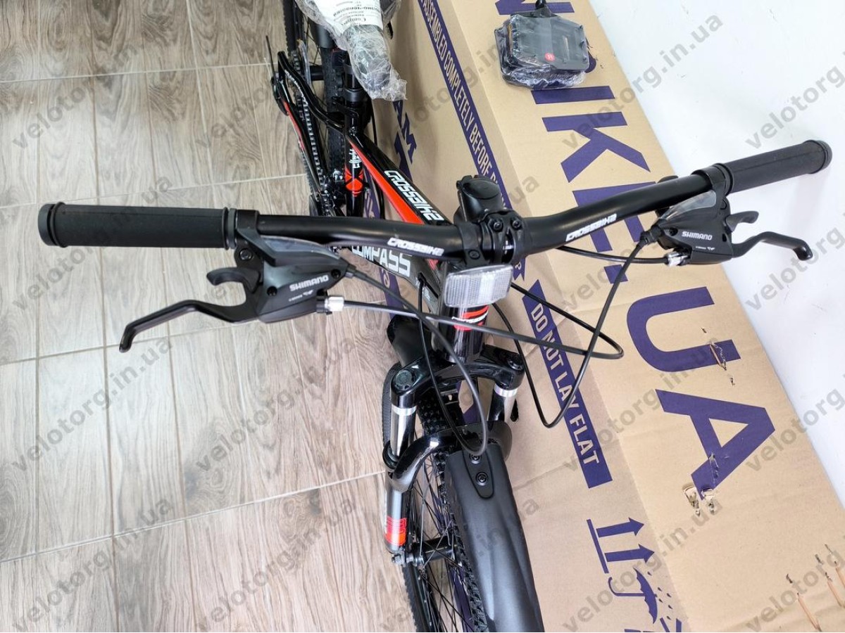 Велосипед Crossbike 24″ Compass рама 11″ black-red