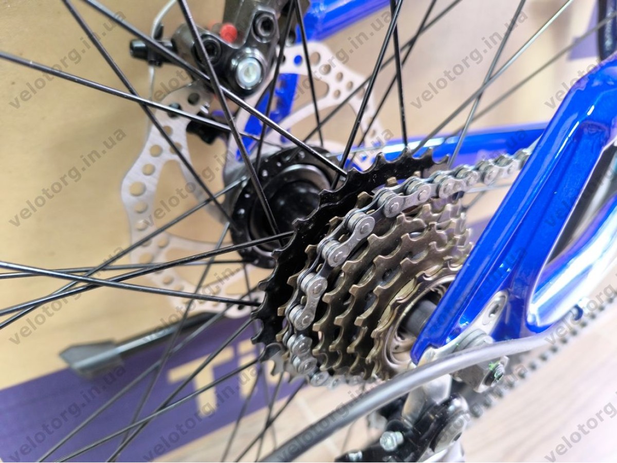 Велосипед Crossbike 24″ Compass рама 11″ blue-white