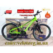 Велосипед Crossbike 24″ Compass рама 11″ green-black