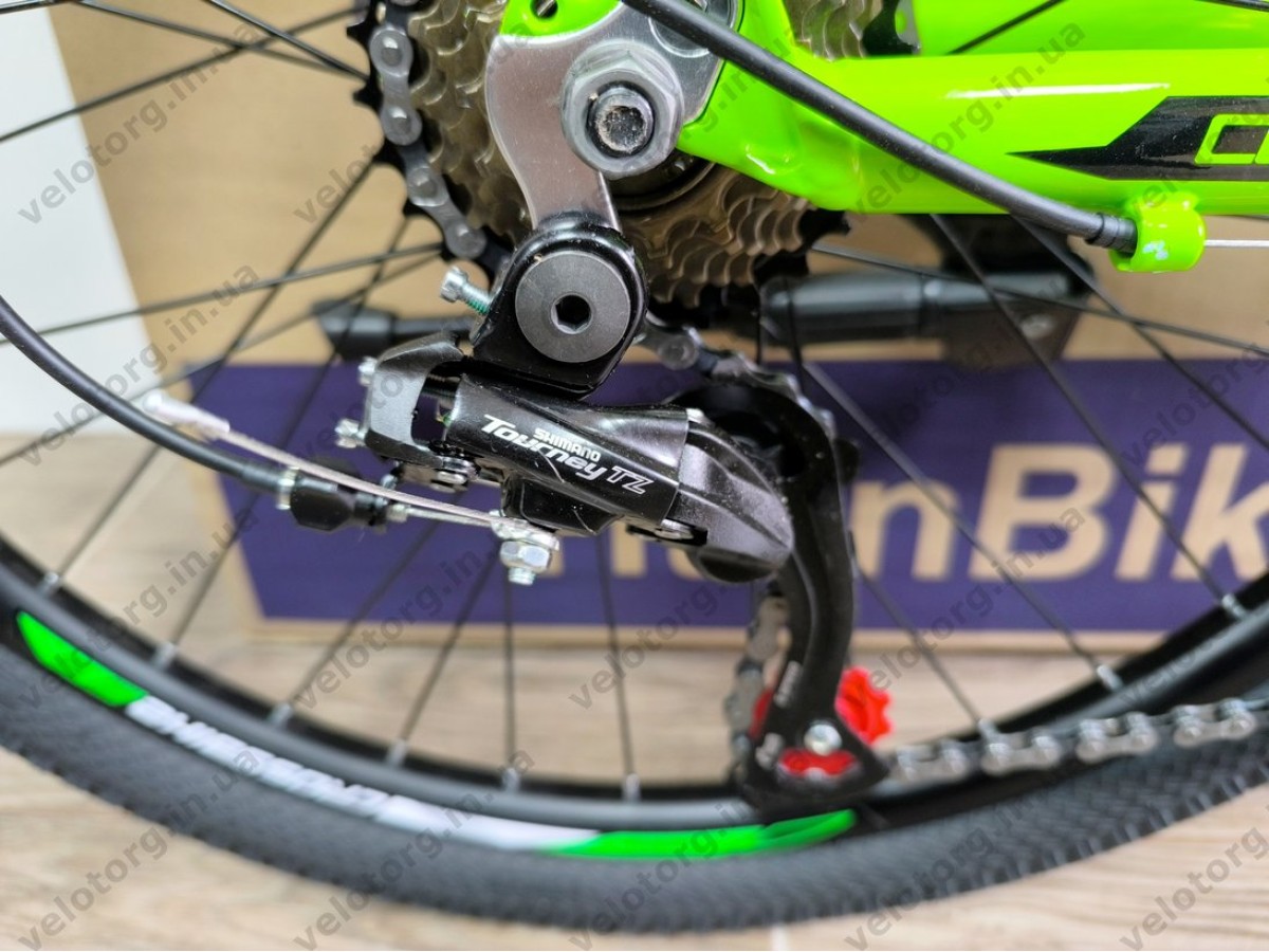 Велосипед Crossbike 24″ Compass рама 11″ green-black