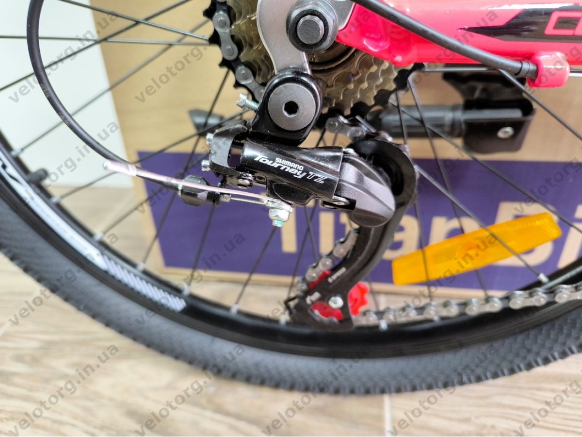 Велосипед Crossbike 24″ Compass рама 11″ pink-black