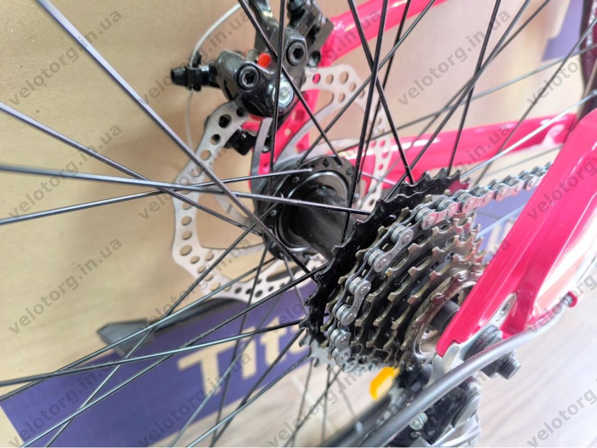 Велосипед Crossbike 24″ Compass рама 11″ pink-black